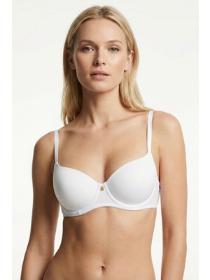 Rays Beyaz Slikon Bantlı Kaydırmaz Destekli Sütyen 728