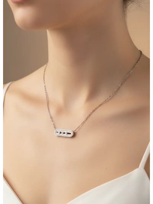 Biju Yılmaz Çelik Silver Marka Kolye - 25-CLKK226
