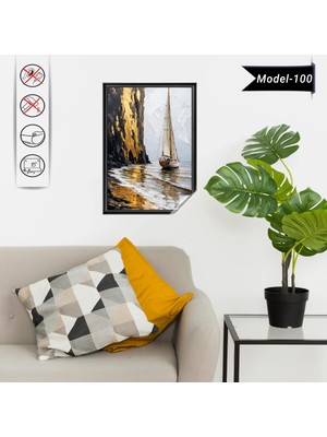 Akıllı Kağıt Statik Tutunma Özellikli Tablo - Poster Manzara (MODEL-100)