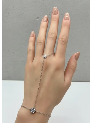 Biju Yılmaz Çelik Silver Taşlı Şahmeran - 26SHM02