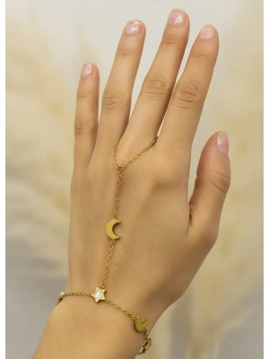 Biju Yılmaz Çelik Gold Ay Yıldız Şahmeran - 26SHM21