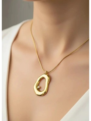 Biju Yılmaz Xuping Gold Tasarım Kolye - 25-XPK76