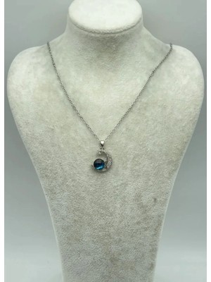 Biju Yılmaz Çelik Silver Gezegen Kolye - 25-CTR240