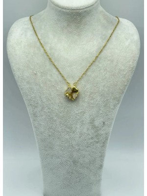 Biju Yılmaz Çelik Gold Açılan Kalp Kolye - 25-CTR152