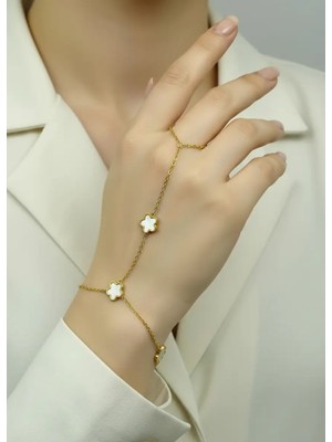 Biju Yılmaz Çelik Gold Yonca Kelebek Şahmeran - 25SHM17