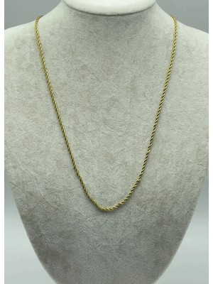 Biju Yılmaz Çelik Burgu Zincir Kolye 45-60CM - 25ZNC17