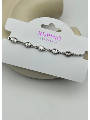 Biju Yılmaz Xuping Silver Taşlı Asansörlü Bileklik - 25-XPB138