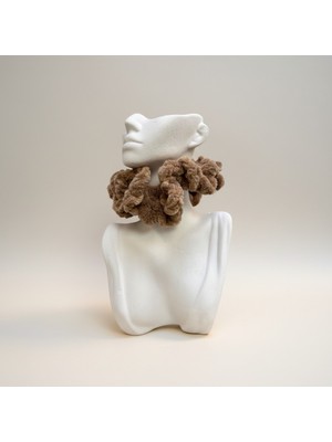 Eych Kadife El Örgüsü Scrunchie Saç Tokası – Hacimli Yumuşak Kadife Lastikli Toka