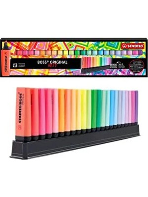 Stabilo Fosforlu Kalem Boss Arty 23 Lü Genel Collection