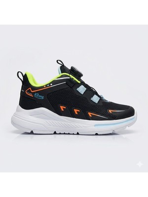 Kindep M.p 251-3411 Akıllı Bağcık Çocuk Spor Ayakkabı Siyah