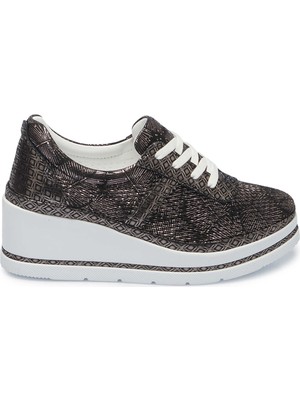 Tergan Siyah Hakiki Deri Kadın Sneaker - K25I1AY67950-I1I