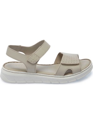 Tergan Vizon Hakiki Deri Kadın Sandalet - K25Y1SN67965-A44