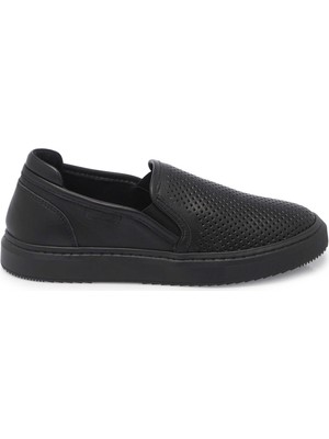 Tergan Siyah Hakiki Deri Kadın Loafer - K25I1AY67948-A23