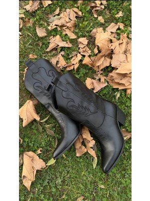 Akça Shoes Midi Dallas Topuklu Bot