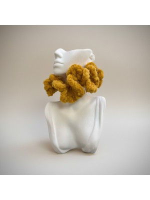 Eych Kadife El Örgüsü Scrunchie Saç Tokası – Hacimli Yumuşak Kadife Lastikli Toka