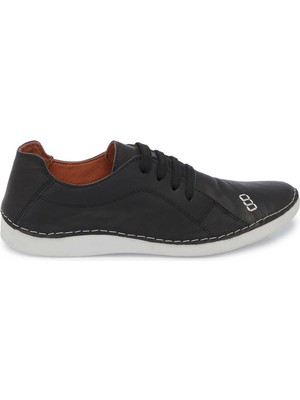 Tergan Siyah Hakiki Deri Kadın Sneaker - K25I1AY68013-A23