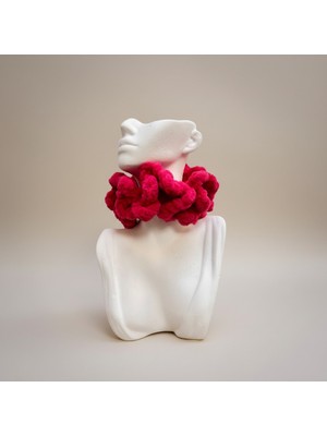 Eych Kadife El Örgüsü Scrunchie Saç Tokası – Hacimli Yumuşak Kadife Lastikli Toka