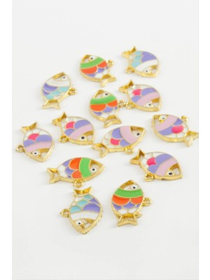 MidasTech Balık Tek Kulp Mineli Bileklik ve Kolye Ucu Aparatı 1 Adet Nemere