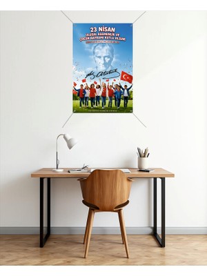 HD Ajans 23 Nisan Ulusal Egemenlik ve Çocuk Bayramı Vinil Afiş