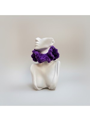 Eych Kadife El Örgüsü Scrunchie Saç Tokası – Hacimli Yumuşak Kadife Lastikli Toka