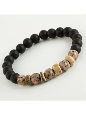 MidasTech Jasper & Mat Onix Doğaltaş Bileklik Nemere