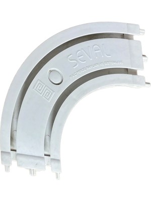 SEVAL 2’li 90 Derece Konrej Dönüş Ek Parçası – Dayanıklı ve Güvenli Bağlantı Aparatı