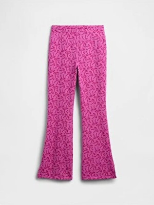 Gap Kız Çocuk Pembe Flare Legging Tayt