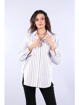 Mckanzie 5487 Altı Oval Çizgili Gömlek