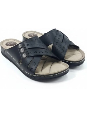 Benitto Kids Apella Kadın Ortopedik Taban Dikişli Şık Hafif Anne Terliği