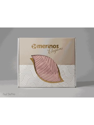 Merinos Elegans Tek Kişilik Battaniye Gül Defne