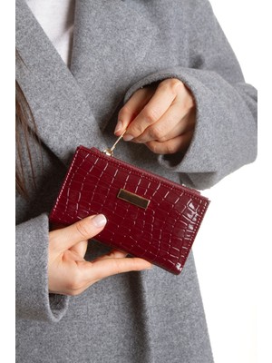 Newish Polo Kadın  Suni Deri Küçük Boy Kartlık ve Bozuk Para Bölmeli Cüzdan - NEWPOLO393