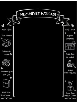 Promisebackdrop2 200X200CM Ek Dikişli Okul Etkinlik Panoları , Mezuniyet, Mezuniyet Hatırası