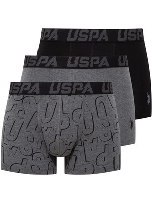 Erkek Renkli Desenli Pamuklu 3'lü Paket Boxer 80496