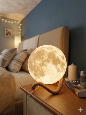 Ay Şeklinde Masa Lambası