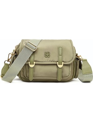 Derimod Kadın Yeşil Kumaş Çapraz Çanta 26PBD24526F