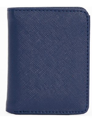 Tudors Vegan Deri Erkek Lacivert Cüzdan