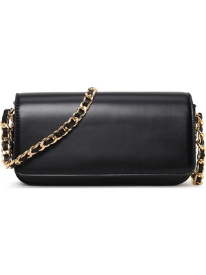 Derimod Kadın Siyah Zincir Askılı Omuz Çantası 26PBD245018