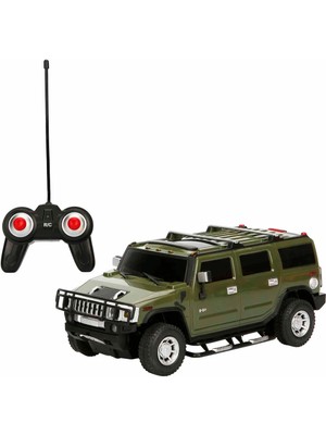 Sunman 1:24 Hummer H2 Işıklı Uzaktan Kumandalı Araba 39427 Yeşil Araba