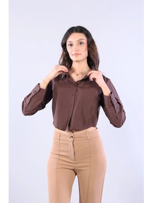 Mckanzie 7336 Kısa Crop Gömlek