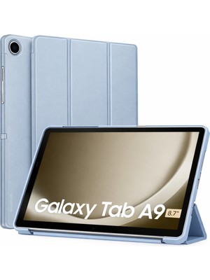 MobaxAksesuar Samsung Galaxy Tab A9 8.7inç Kılıf New Pu Deri Smart Standlı Case Uyku Modlu X110 X115 X117