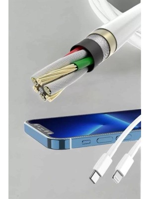 MK Beykoz Iphone Tüm Modellerle Uyumlu Hızlı Şarj Kablosu Ios 30W - KE002Q-77YO93