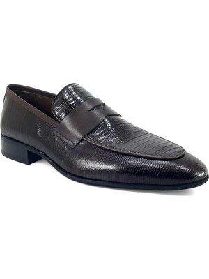 Fosco 3180 25YA Erkek Klasik Ayakkabı Kahverengi