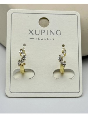 Biju Yılmaz Xuping Gold Mini Halka Küpe - 25-XPKP199
