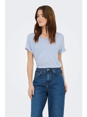 Only Jdy Jdysıssy Kadın Basic T-Shirt Kısa Kollu O-Neck T-Shirt