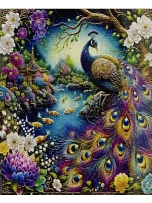 Elegantshop 5d Yapışan Boncuk Mozaik Tablo 40*50 cm XQC87488