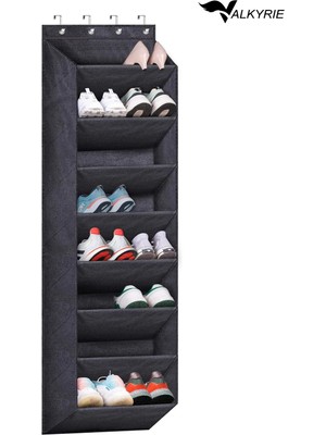 Valkyrie Kapı Arkası Ayakkabılık Organizer 8 Katlı Askılı Dolap Içi Ayakkabı Düzenleyici
