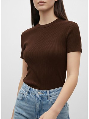 Piove Fit Ribana T-Shirt – Black Essential