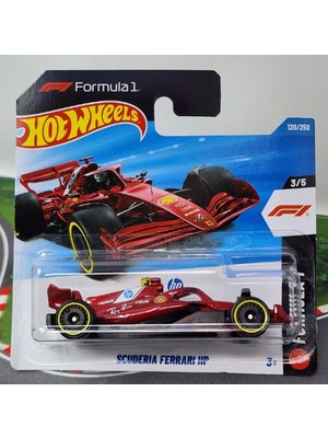 Hot Wheels 2026-F1 Scuderia Ferrari Hp 1/64 Ölçekli Araba Metal Gövde ile Gerçekçi Detaylar