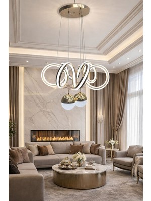 Lamira Aydınlatma Moderen Lüx Deniz Yıldızı 2 Toplu LED Avize