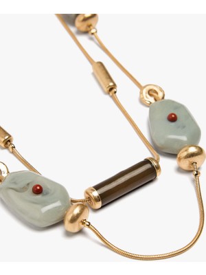 Parfois Taşlı Uzun Kolye